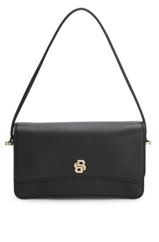 Kožna torbica za nošenje preko ramena s dvostrukim monogramom B