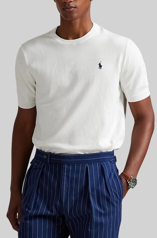 Pletena pamučna majica kratkih rukava