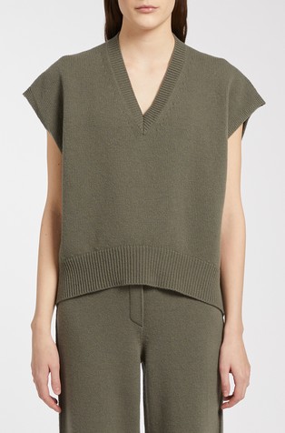 Monochrome pleten vuneni prsluk