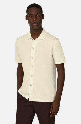 Pletena košulja kratkih rukava od organskog pamuka