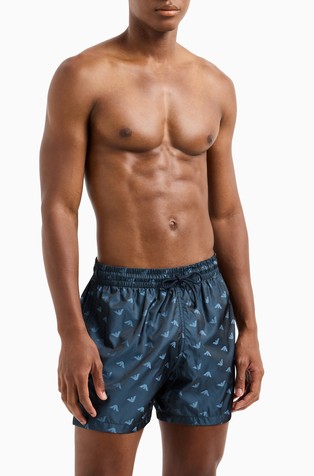 Kupaće hlače s uzorkom logotipa