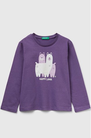 Pamučna majica dugih rukava s otiskom