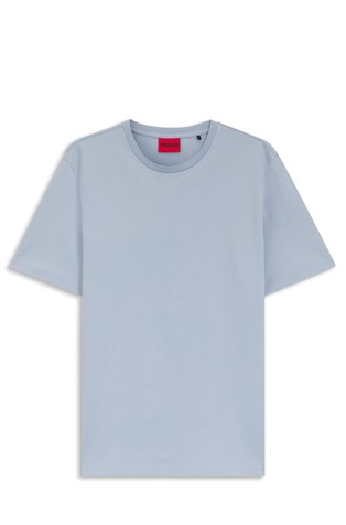 Slim fit majica kratkih rukava od merceriziranog pamuka