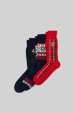 Polo Bear paket od 3 para čarapa od mješavine vune