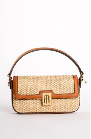 Manja torbica za nošenje preko ramena od umjetne rafije