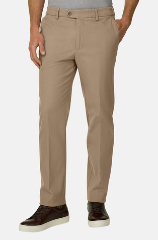 Trousers in Stretch Cotton Tencel
