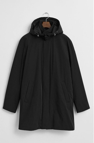 Padded Car Coat With Hood