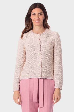 Textured knit jacket