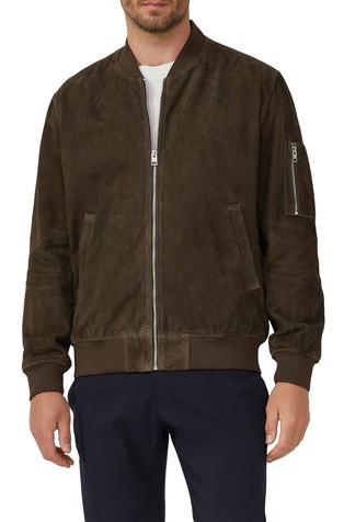 Bomber jakna od brušene kože