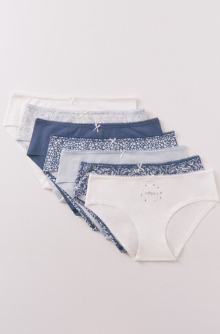 Paket od 7 pari gaćica s blagdanskim motivima