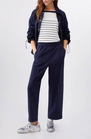 Cropped donji dio trenirke od rastezljivog pamuka