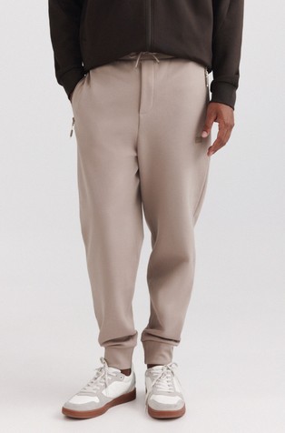 Technical fabric jogger trousers