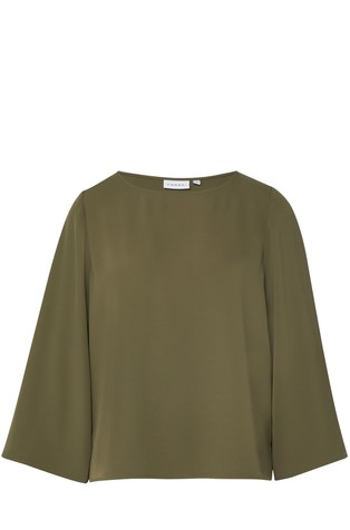 Lepršava bluza sa širokim rukavima