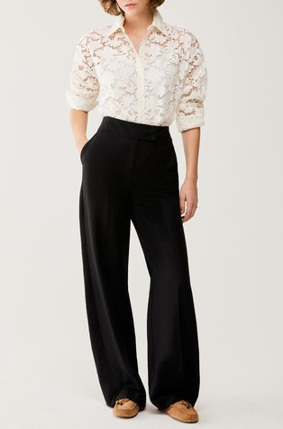 Hlače sa svjetlucavim prugastim uzorkom