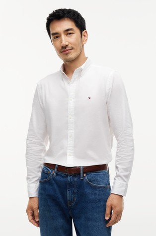 TH Flex slim fit pamučna košulja