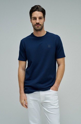 Teksturirana majica kratkih rukava