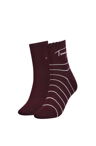 Paket 2 para prugastih čarapa