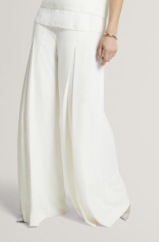 Široke hlače s naborima