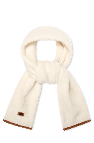 Fluffy Scalloped Scarf