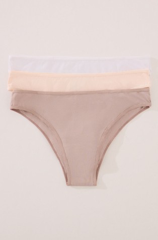 Paket od 3 para brazilki od mikrofibre