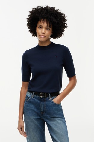 Cotton Knit Jersey Short Sleeve T-shirt