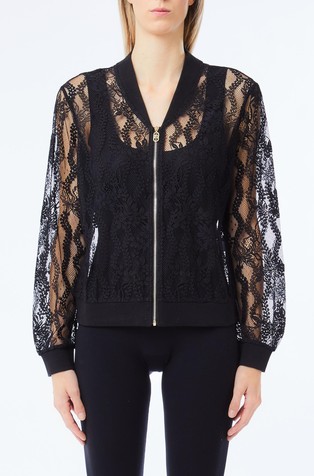 Prozirna jakna od čipke