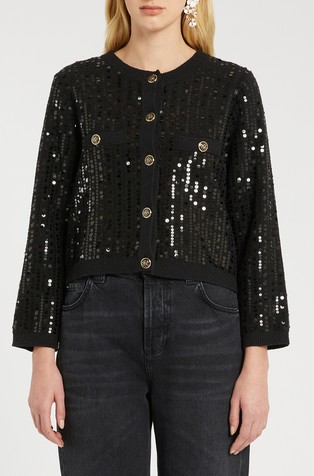 Sequined cardigan