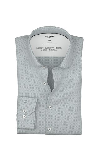 No. 6 six super-slim fit košulja s mikrouzorkom