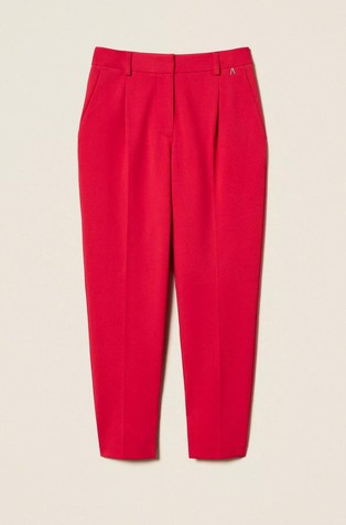 Cigarette fit hlače sa skraćenom dužinom