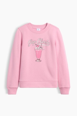 Gap logo pulover s otiskom za djevojčice