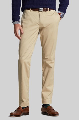 Slim fit rastezljive chino hlače