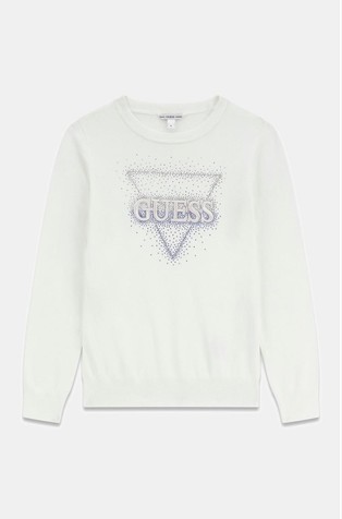 Viscose-blend sweater with Logo