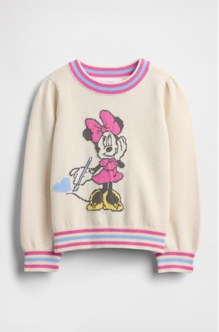 Gap × Disney Minnie Mouse pleten pulover za djecu djevojčice