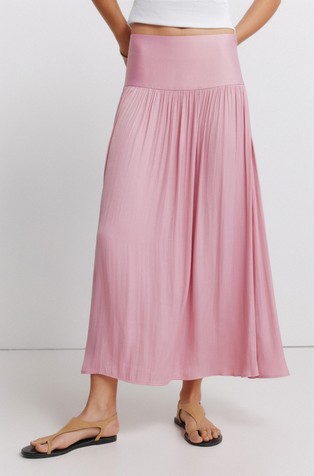High waisted long skirt