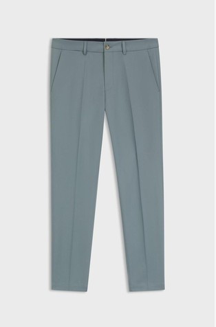 Slim-fit trousers in cotton-blend