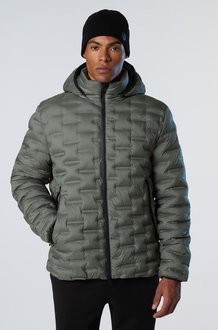 Prošivena jakna s kapuljačom