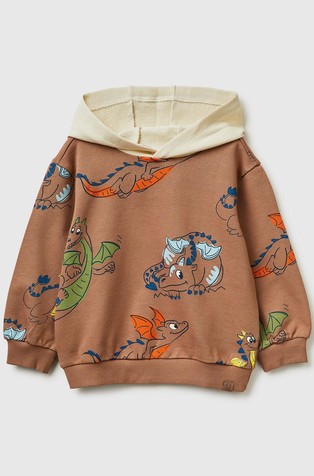 Dinosaur print hoodie