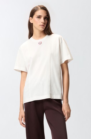 Pamučna majica kratkih rukava s logo našivkom