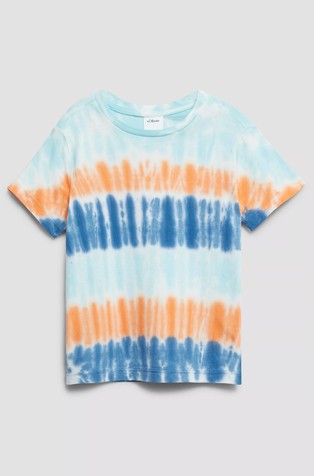 T-shirt with batik effect