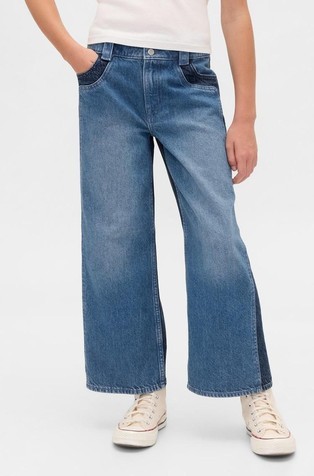 Wide Leg jeans hlače s visokim strukom za djevojčice