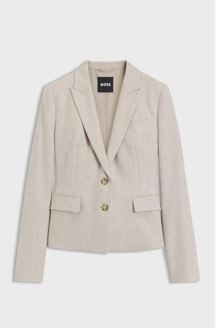 Slim fit sako od mješavine vune