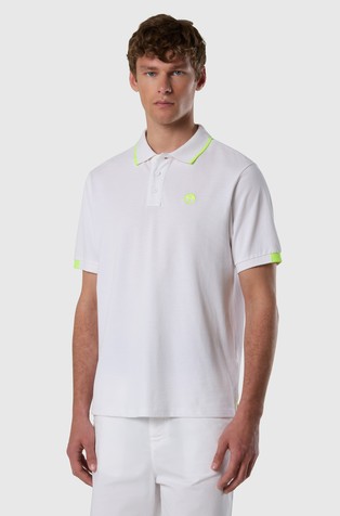 Polo majica kratkih rukava s neonskim detaljima