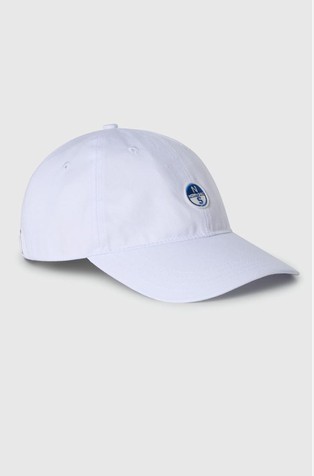 Cotton baseball cap with logo patch