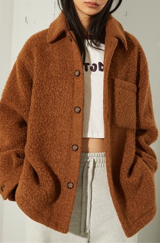 Max&Co. x Pietro Terzini overshirt with patch on the back