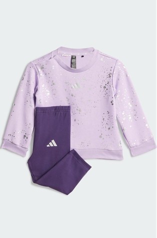 Everyday Glam komplet - pulover i donji dio trenirke sa svjetlucavim printom