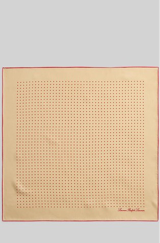 Svilena marama s točkastim uzorkom