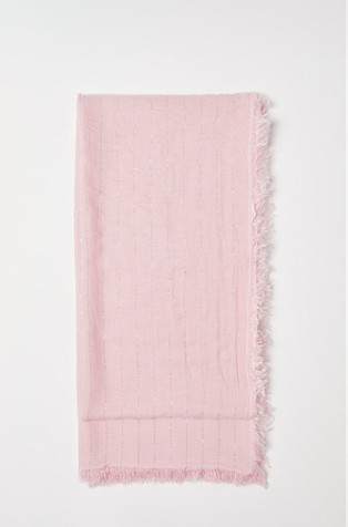 Šal od mješavine modala sa sjajnim lurex prugama