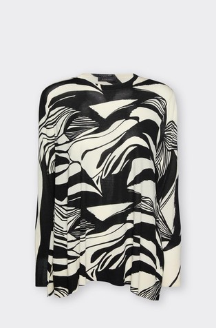 Asimetrična majica s uzorkom