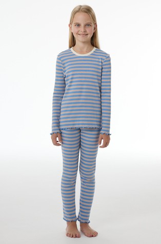 Nightwear - prugasta pamučna pidžama dugih rukava
