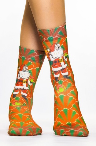 Retro Santa II muške čarape